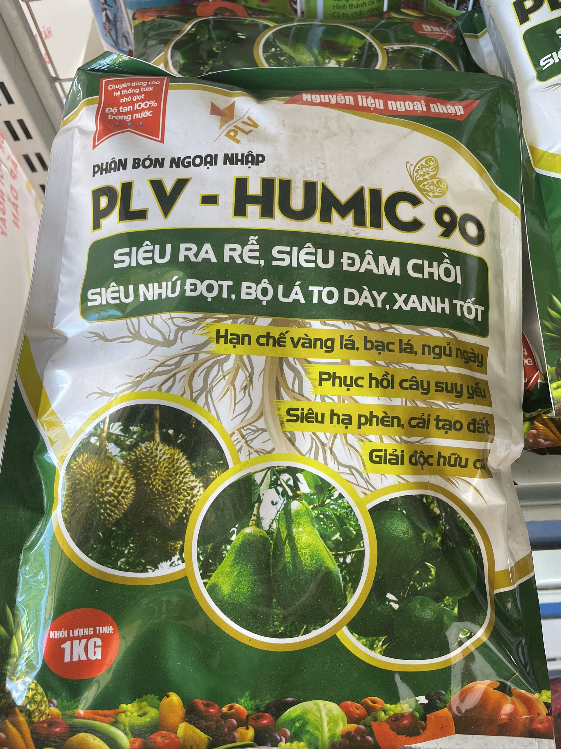 Phân bón hữu cơ Humic cải tạo đất, kích rễ