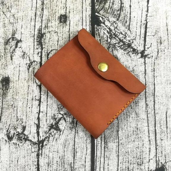 [HCM]Bóp ví nam ví nam da bò ví đựng mini da bò handmade - VN21523