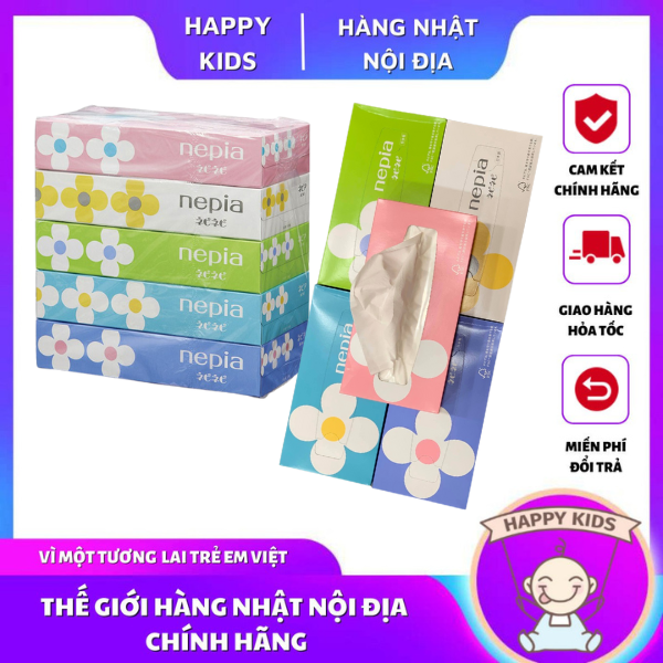 Giấy ăn nepia nhật loại 150 tờ set 5 hộp
