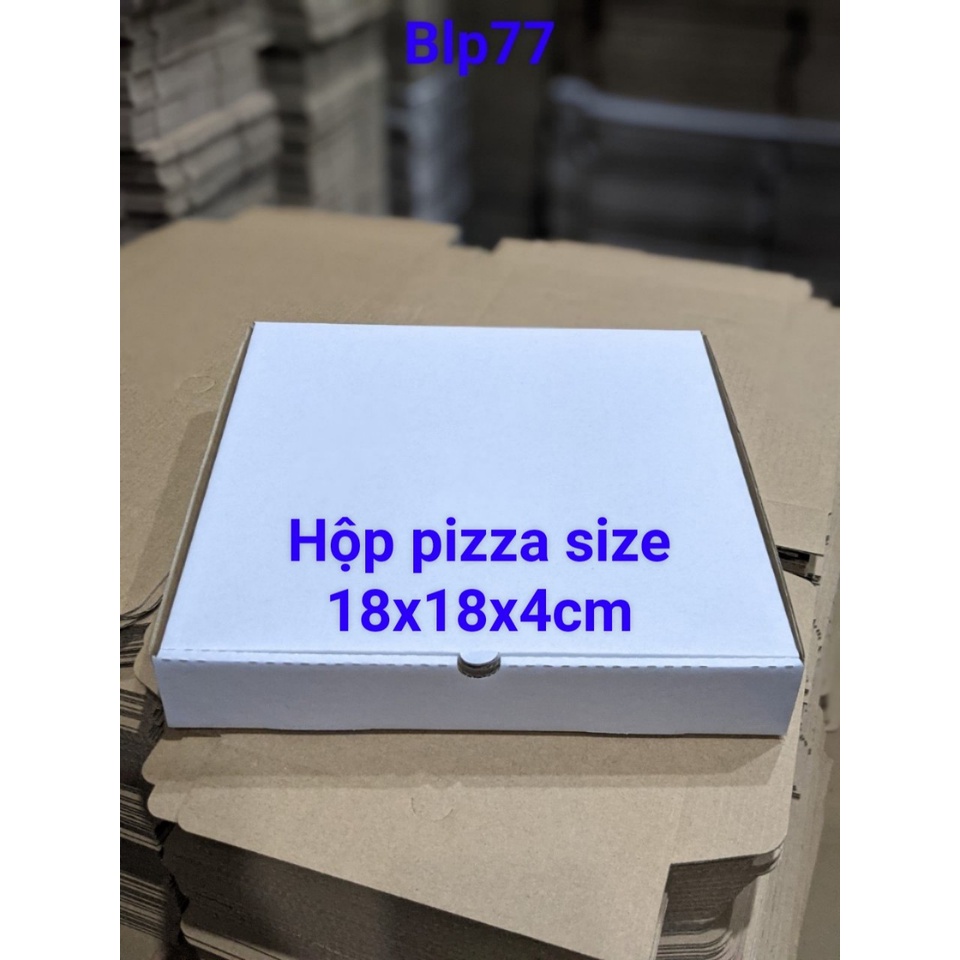 Combo 50 hộp đựng bánh pizza size 18x18x4cm