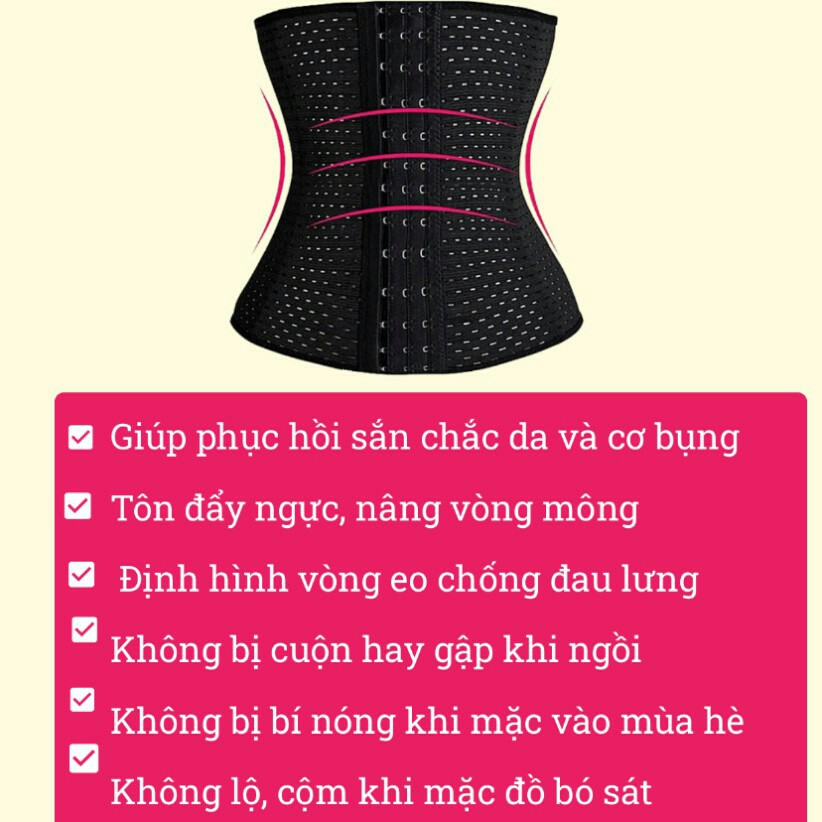 Gen nịt bụng thông hơi