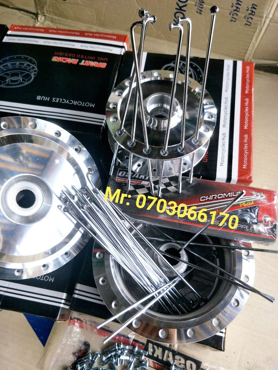 [HCM]CẶP ĐÙM CĂM MẠ CROM OSAKI LOẠI 1 GẮN XE VARIO VISON AB LUBIAT NOVO MIO