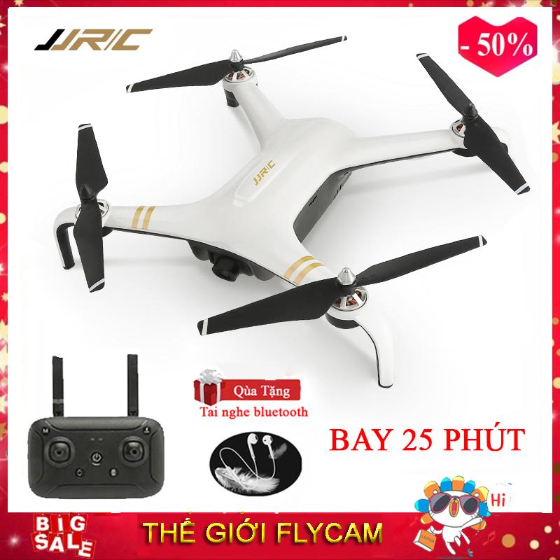 [Tặng tai nghe Bluetooth] Flycam JJRC X7 – Camera Full HD 1080P, 2GPS - Bay 25Phút, Phạm vi 800m Chống rung điện từ, Động cơ không chổi than