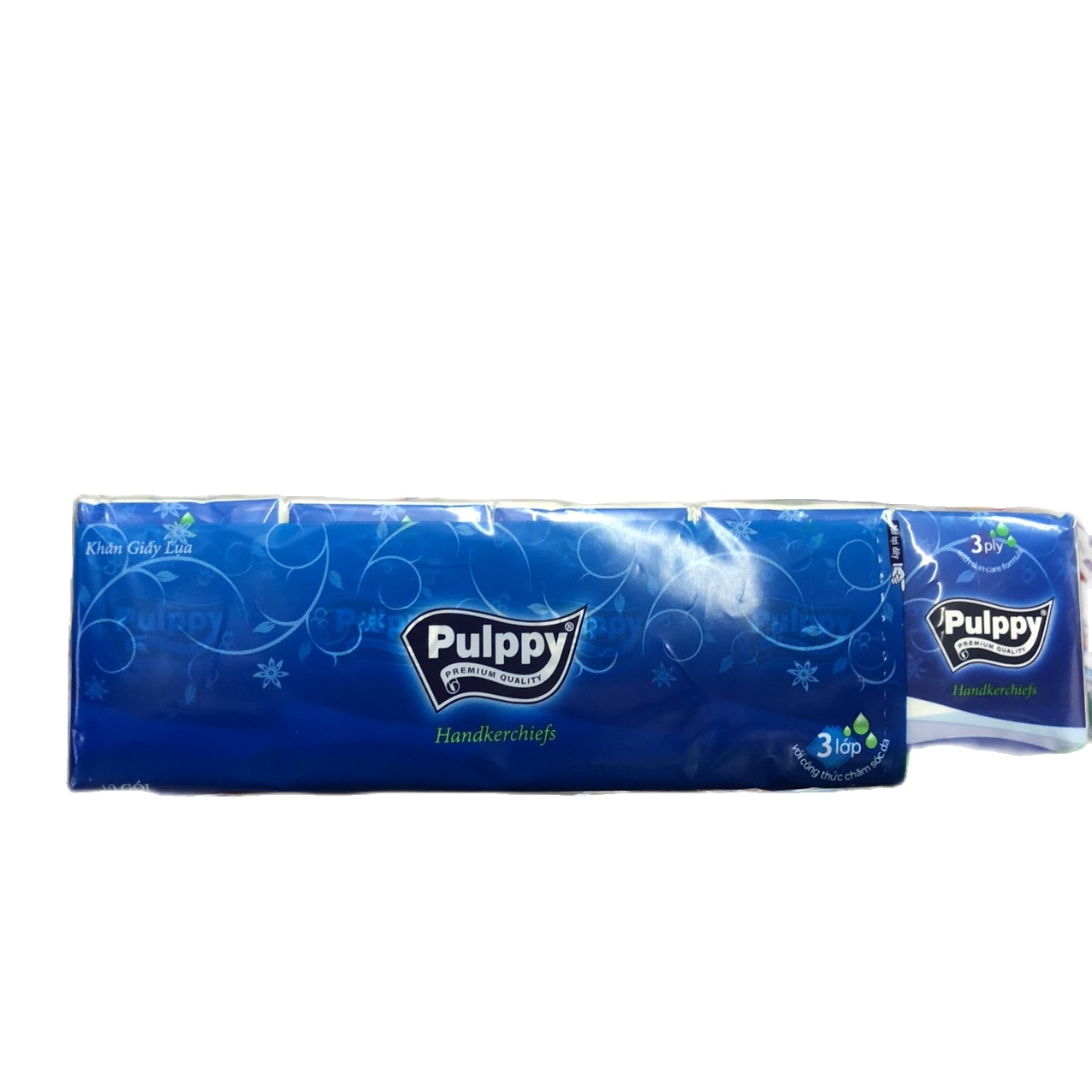 Khăn Giấy Lụa Bỏ Túi Pulppy Compact - Lốc 10 Gói