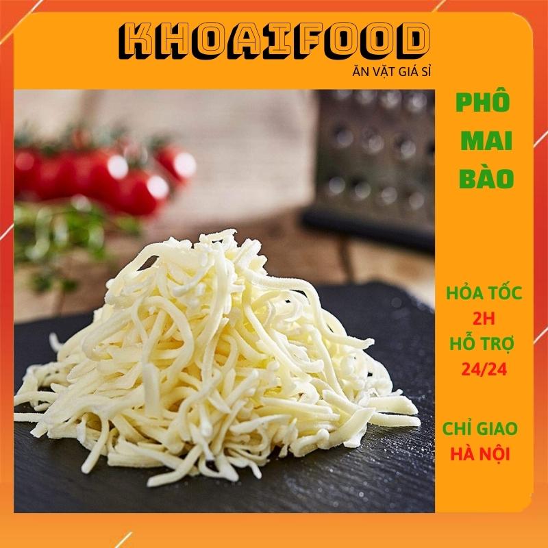 PHÔ MAI BÀO SỢI MOZZARELLA, PHÔ MAI TẢNG NGUYÊN KHỐI KÉO SỢI thơm ngon béo ngậy