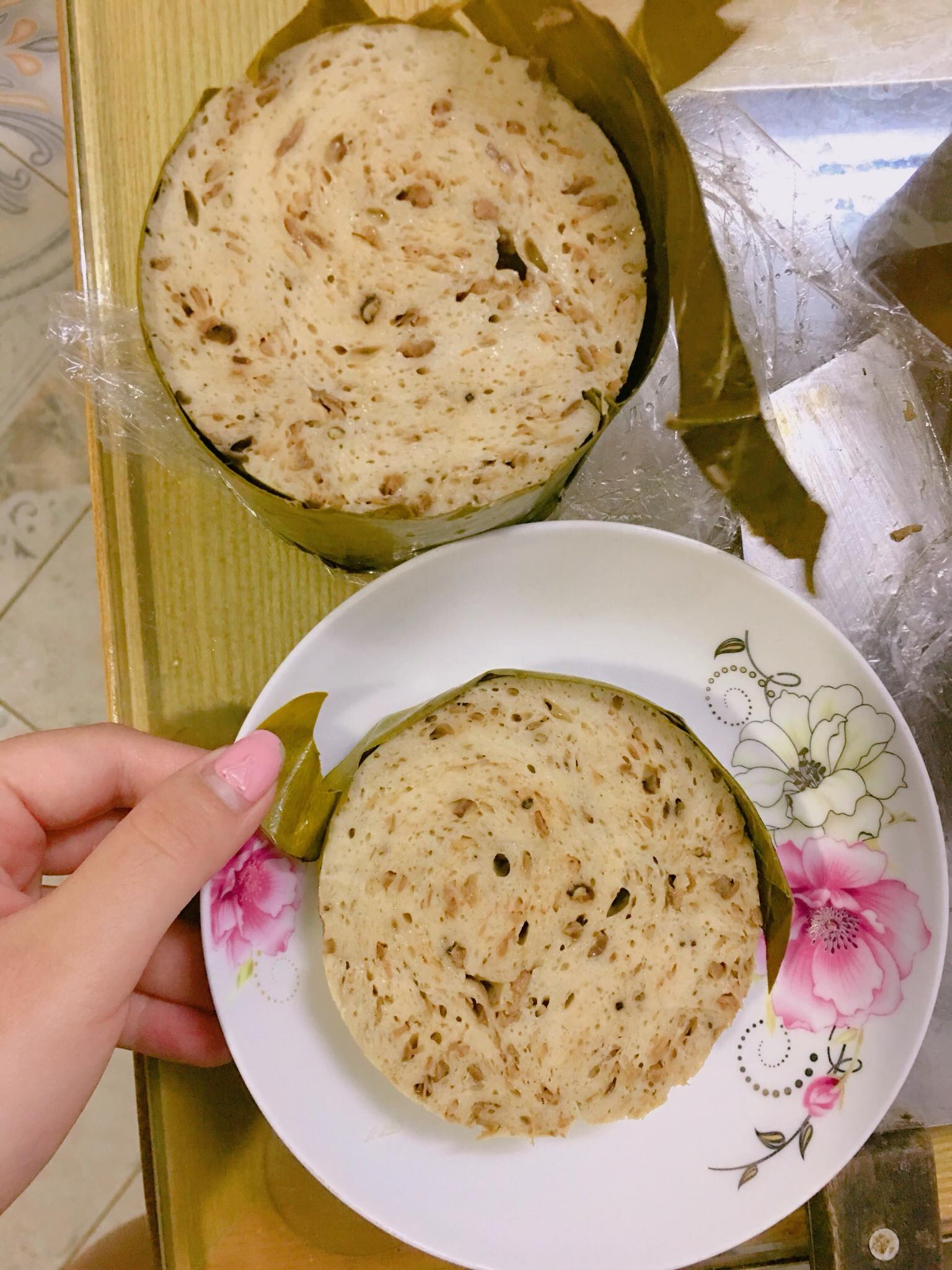 Giò nấm chay