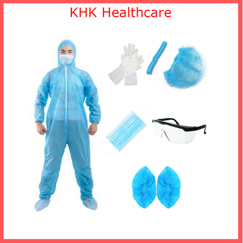 Bộ trang phục phòng dịch - phẫu thuật theo tiêu chuẩn Bộ Y Tế