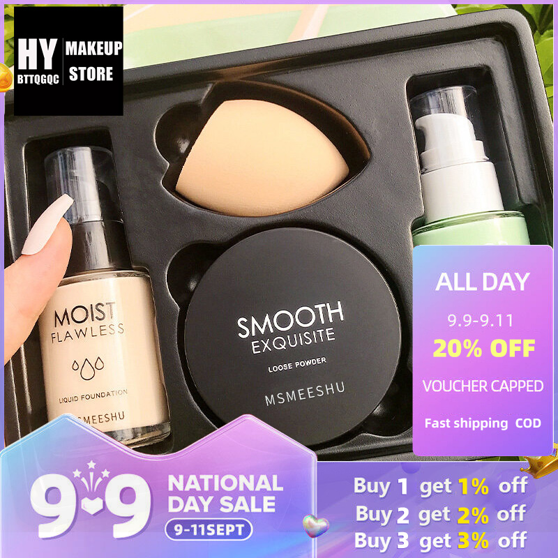 【HY Makerup Store】 Kem Cô Lập Kem Lót Trang Điểm Kem Nền Dạng Lỏng Kem BB Bộ Trứng Làm Đẹp Phấn Lỏng Kem Lót Trang Điểm Sáng