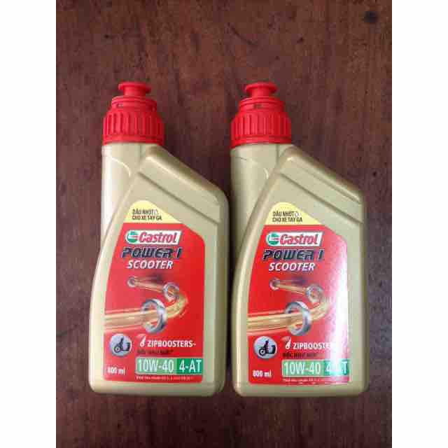 Nhớt tay ga CASTROL SCOOTER 10W40 800ml