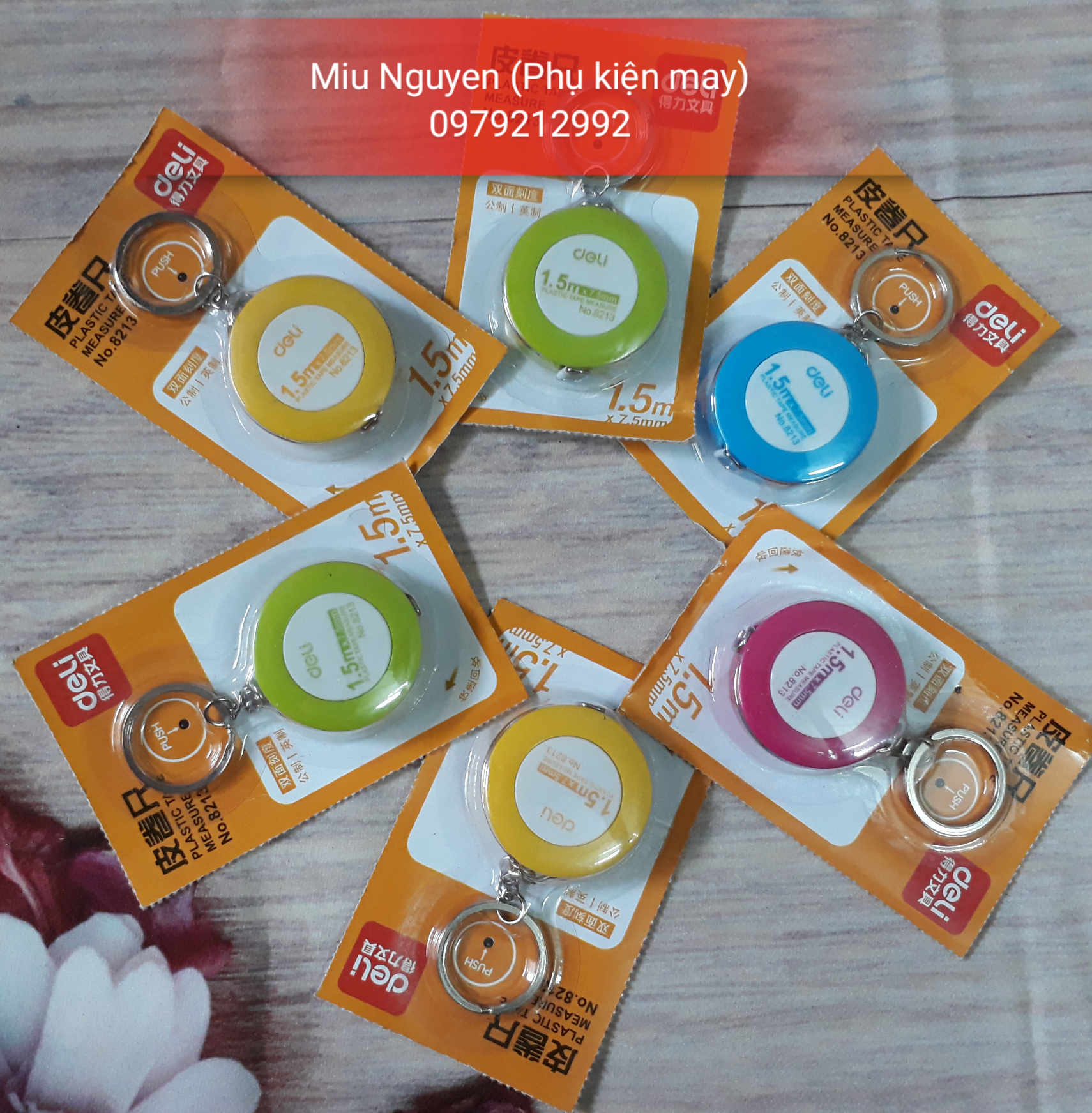 Thước rút deli