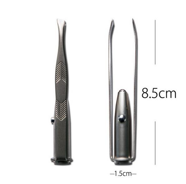 Nhíp nhổ lông kèm pin