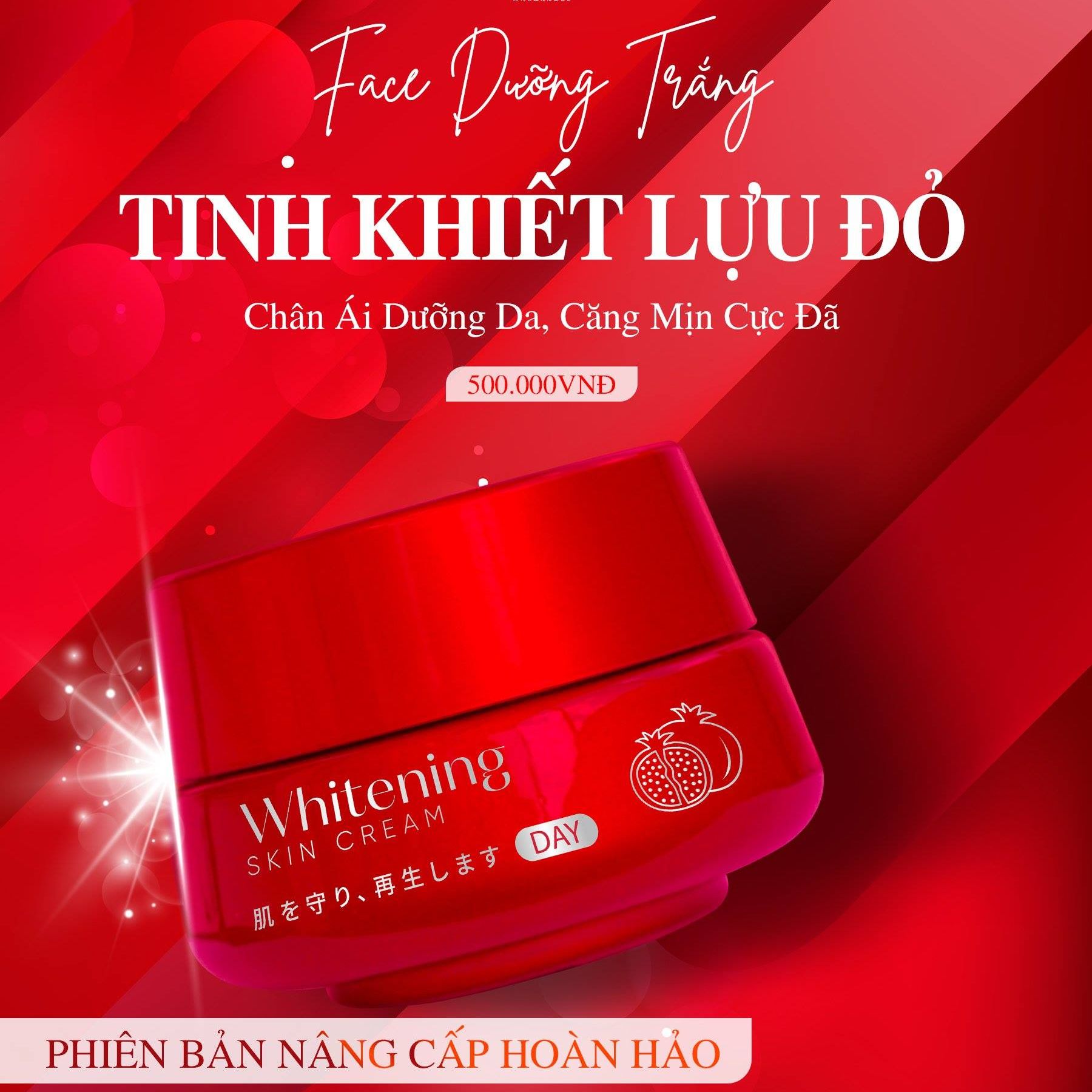 [TẶNG QUÀ] Kem Face Ngày Alaishy Lựu Đỏ - Kem Face Dưỡng Trắng Tinh Khiết Lựu Đỏ [chính hãng 100%]