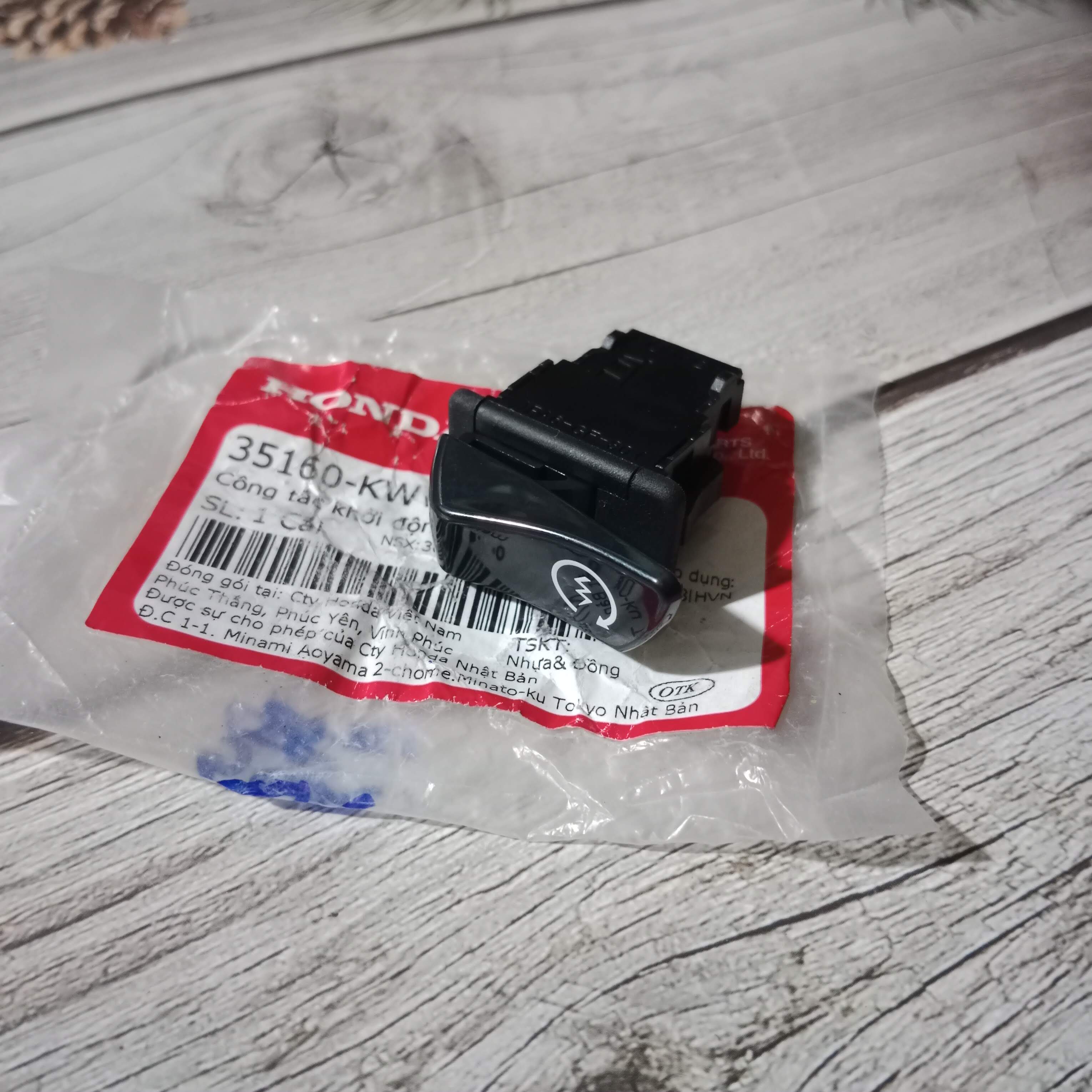 Nút đề wave s110 , a 110 , wave rsx , blade , future 125 zin honda / công tắc đề wave a , future mập