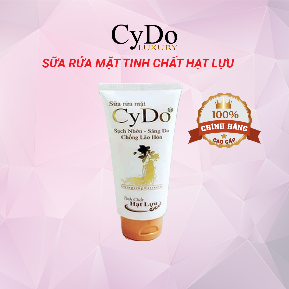 Sữa rửa mặt CyDo - sạch nhờn, sáng da, chống lão hóa 100lm
