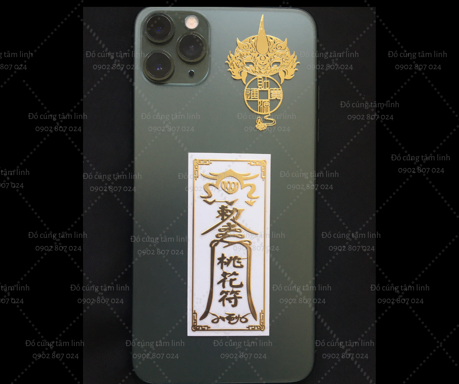 [HCM]Linh Phù Đào Hoa dán điện thoại - cải thiện có nhiều mối quan hệ mới nhiều lựa chọn hơn mau thoát ế dán điện thoại - Đã chú