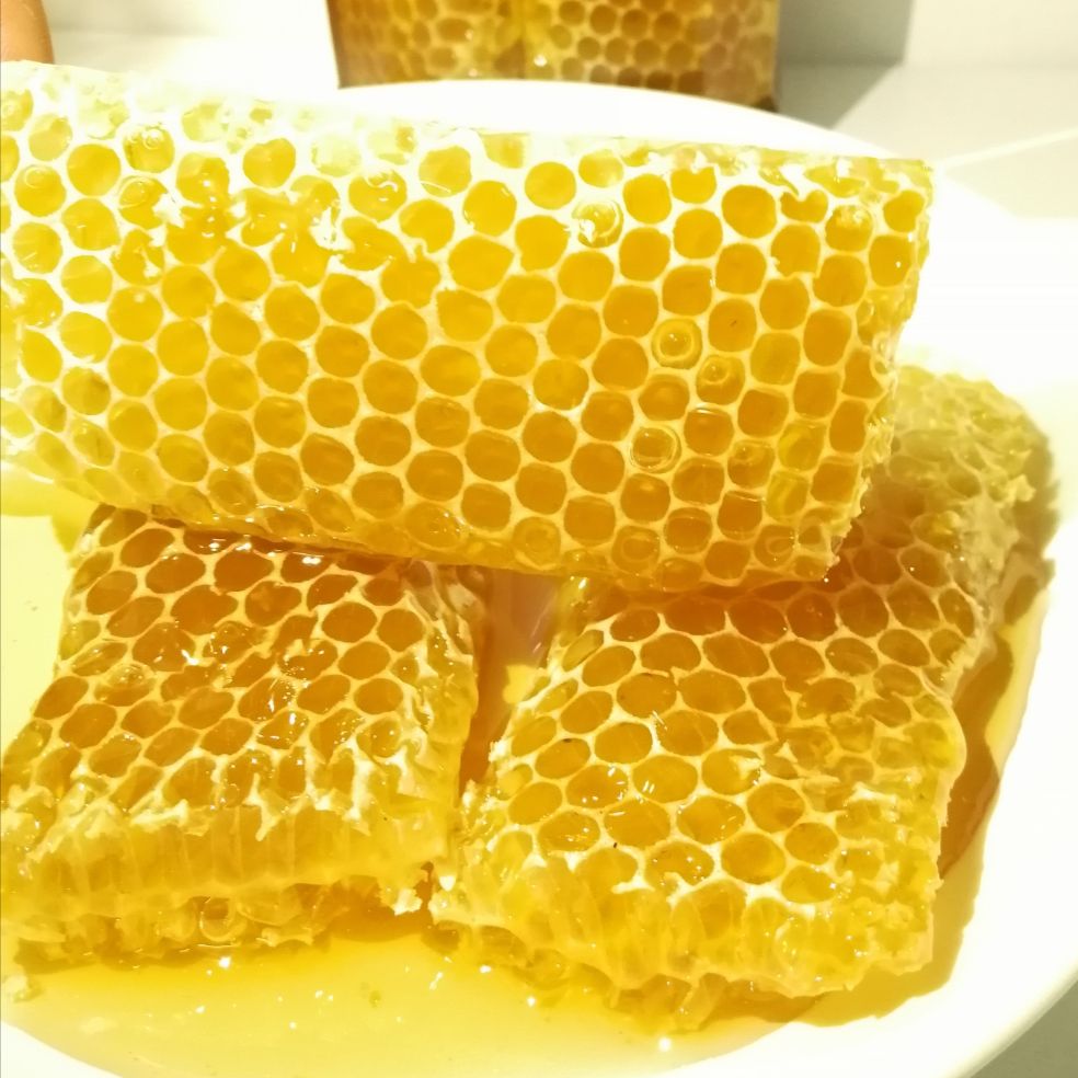 1kg Mật ong nguyên sáp nguyên chất