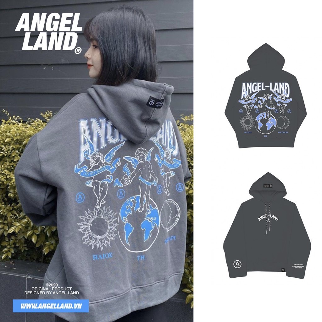 [FREESHIP] Áo hoodie nam nữ in hình ANGEL LANDS cá tính, chất nỉ ấm dáng đẹp trẻ trung TP728
