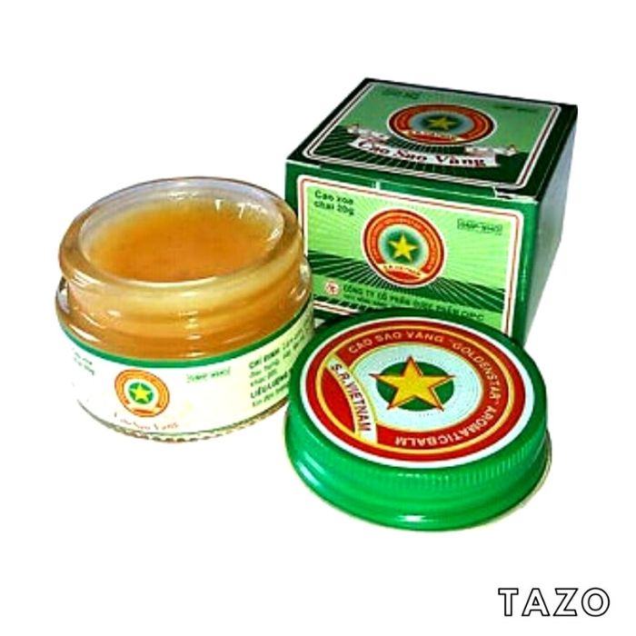Dầu Cù Là Cao Sao Vàng - Lọ Thủy Tinh (20Gram) - Màu Xanh - OPC