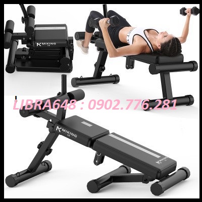 Ghế Tập cơ bụng đa năng gấp gọn tiện lợi- Ghế tập tạ mẫu vuông mới nhất