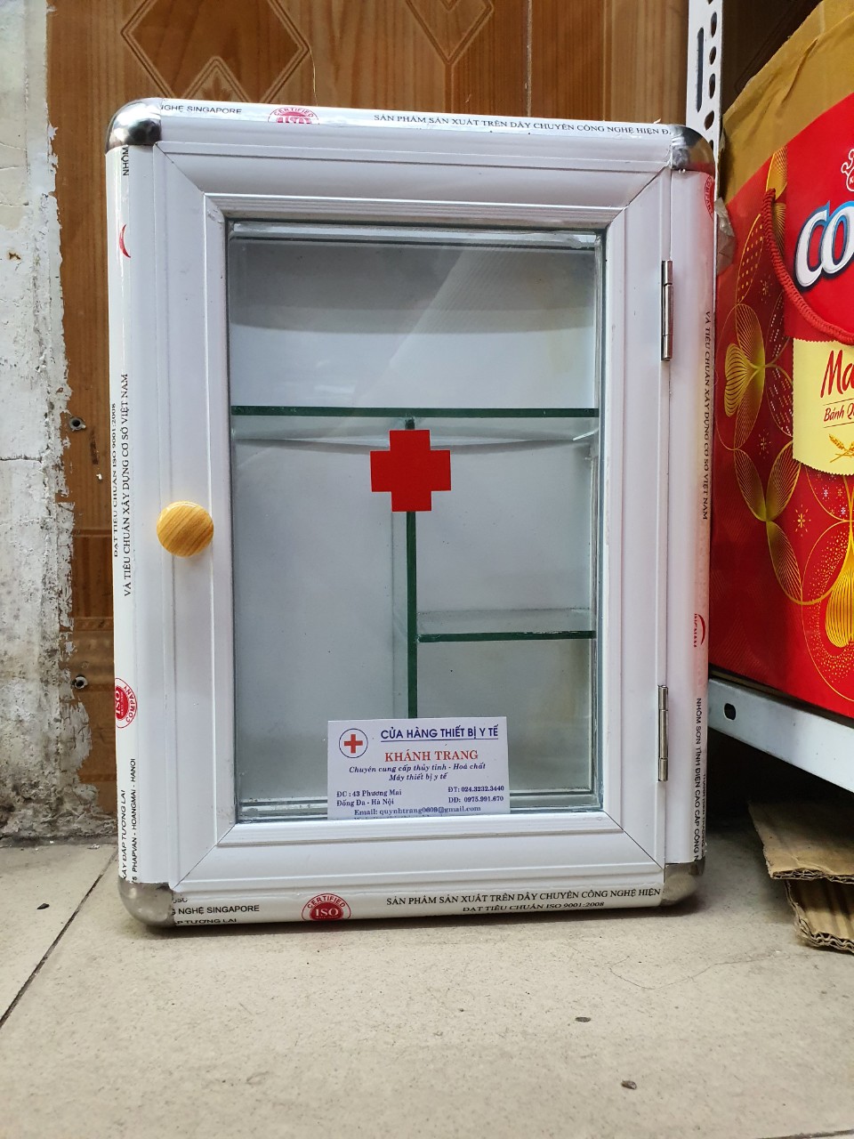 (Tủ to)Tủ thuốc y tế gia đình treo tường 30x40x15cm