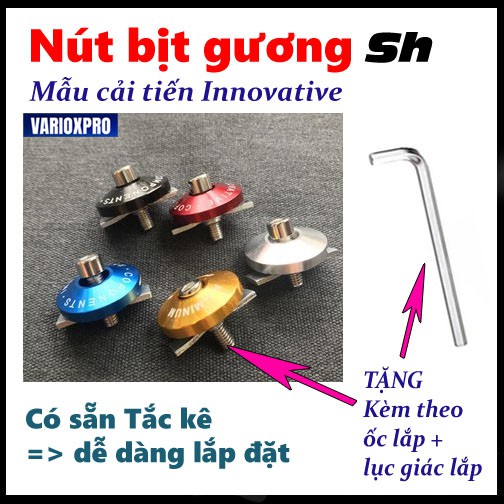 [HCM]Nút bịt lỗ chân gương Sh Sh mode và các dòng xe có lỗ tròn