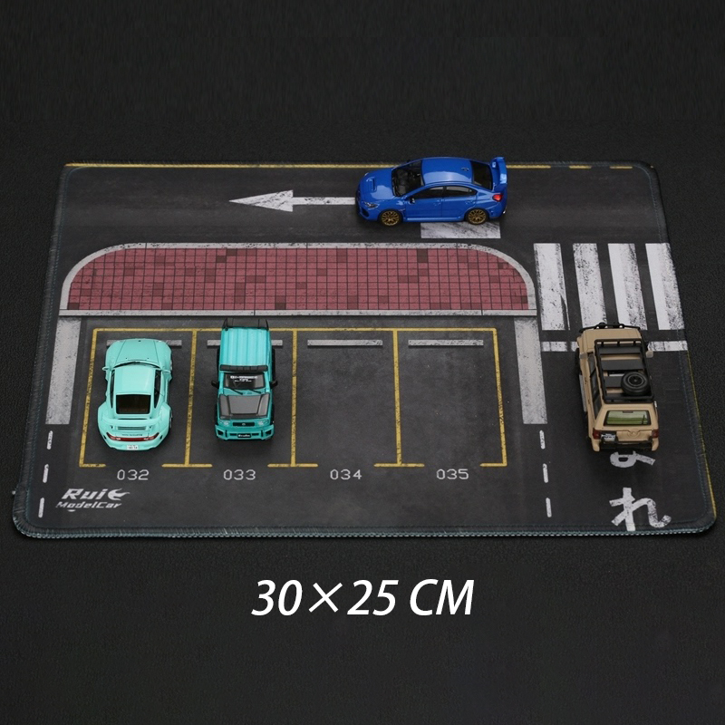 Xe cảnh Mat 1 64 quy mô đường cảnh bãi đậu xe mat cho Diecast Xe mô hình