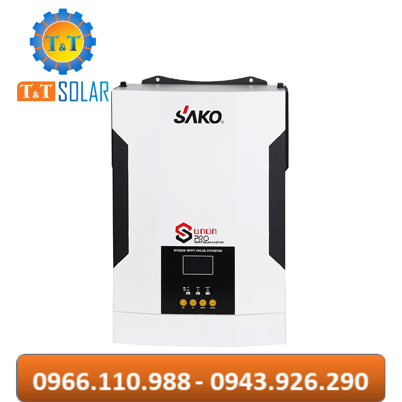 Biến tần offgrid nối lưới 5,5kw - 48vdc sunon pro 5,5kw ; max pv 6000wp 450vdc
