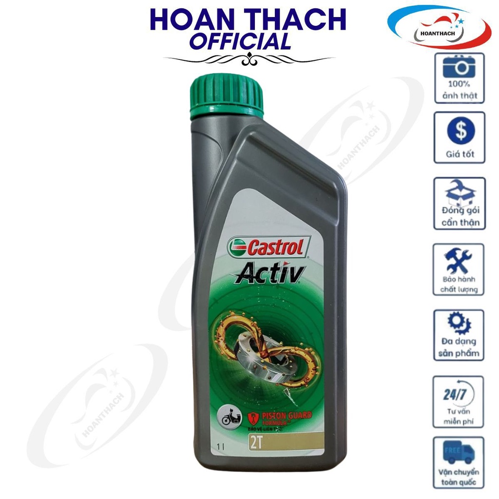 Dầu nhớt xe số castrol activ 20w40 2 thì 1 lít