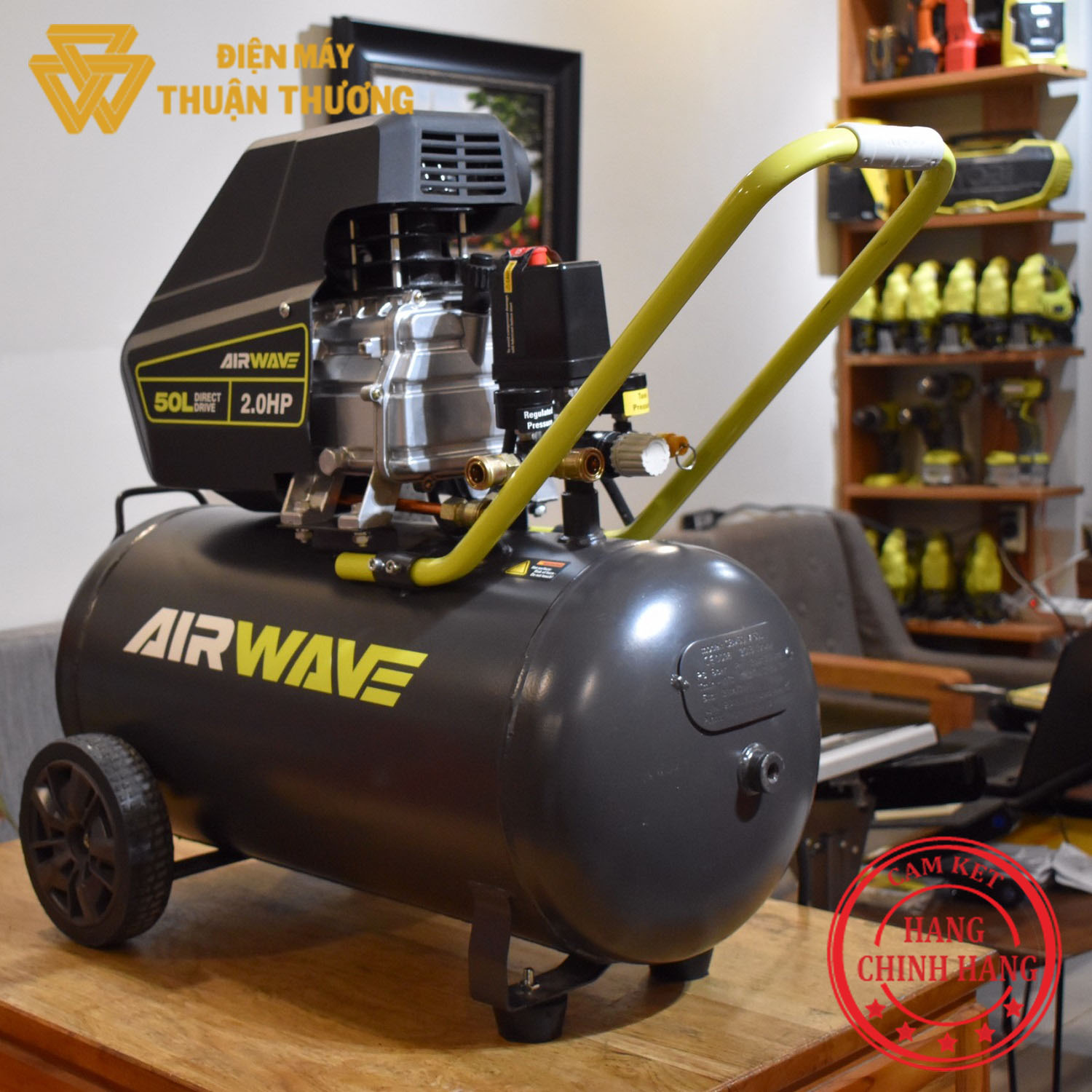 Máy nén khí 2hp 50l ryobi ra-c2550-g