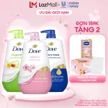 (Livestream) - Sữa tắm dưỡng thể Dove chăm da mềm mịn tức thì với dưỡng chất lợi khuẩn da 900g/chai (bao bì tùy lô nhập hàng)