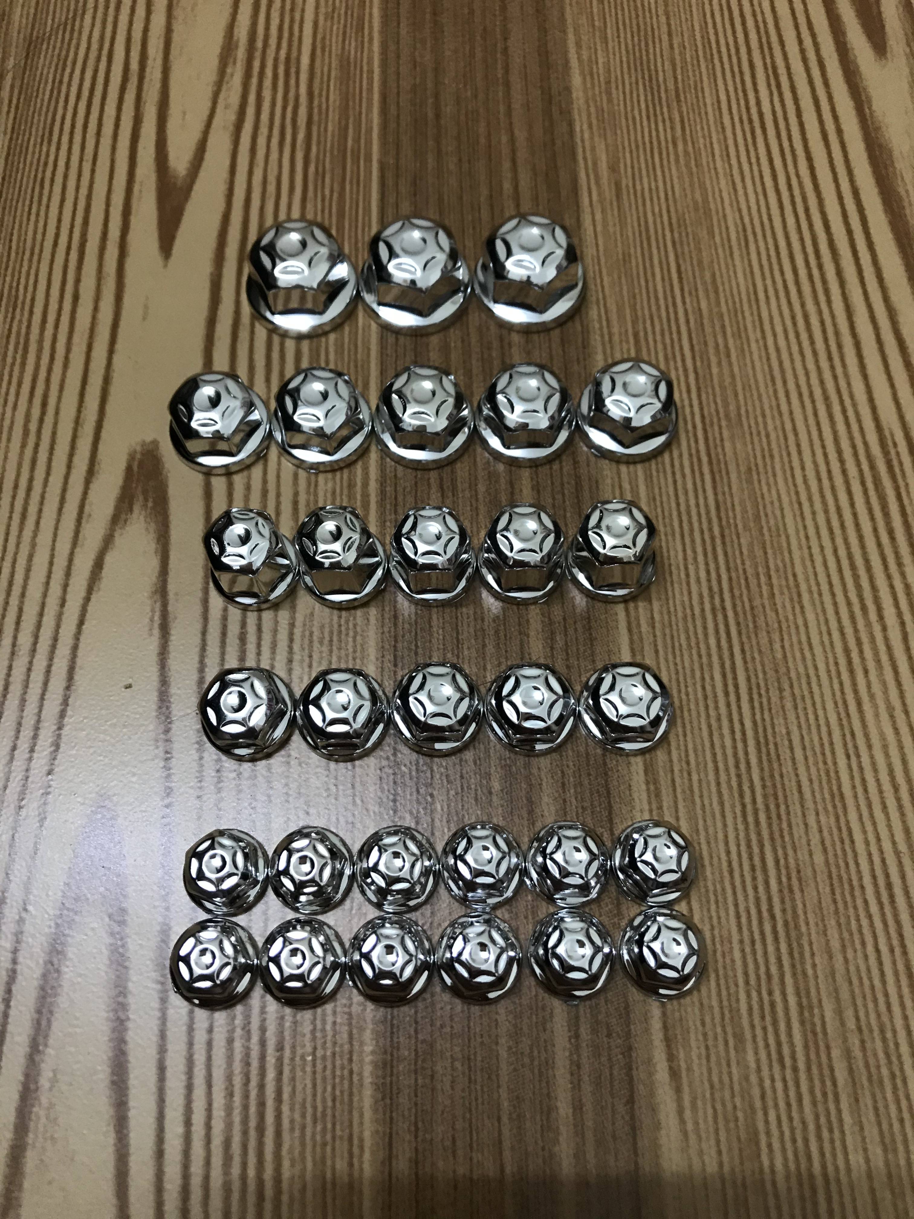 Bộ chụp ốc mầu - 1 bộ 30 con