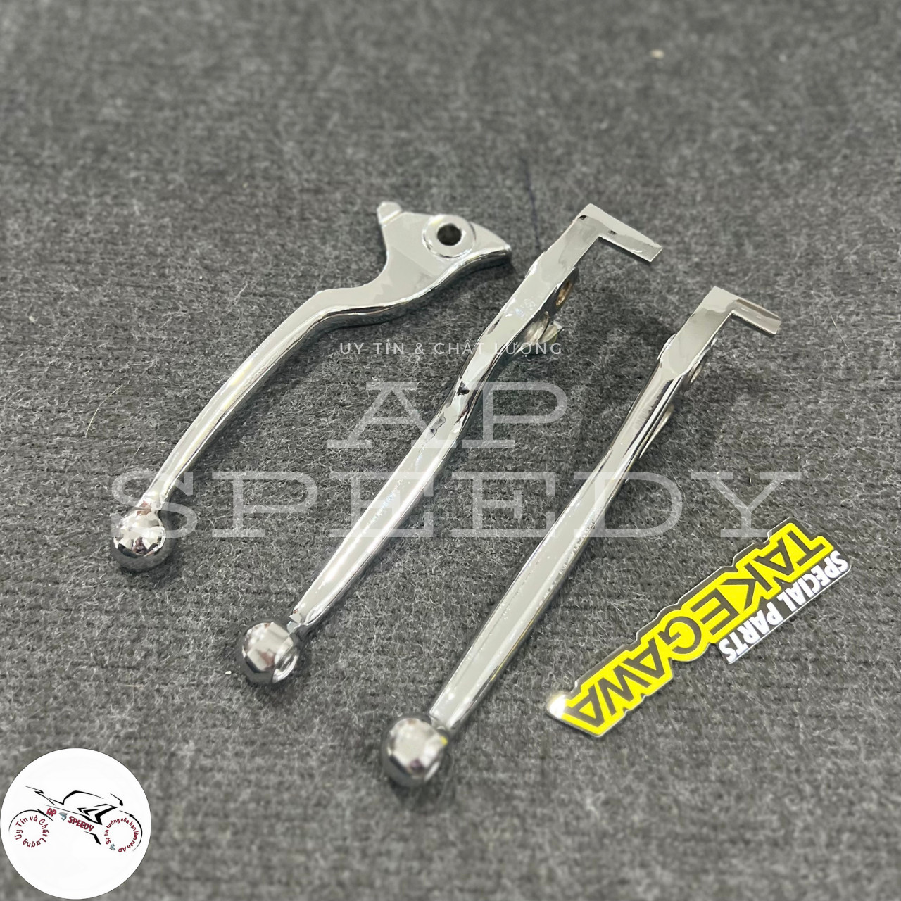 Tay thắng xe máy xi inox Wave/ Future/Rs/Sirius cũ/ Sirius Fi/ Taurus Fi siêu bóng, đẹp