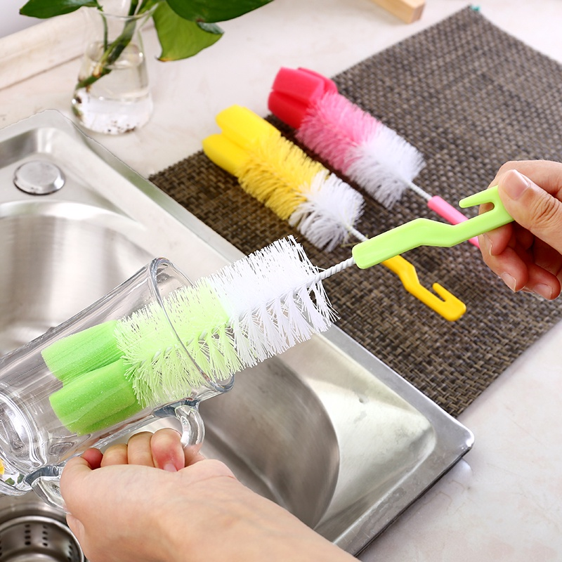 Bộ 2 cọ rửa bình sữa , cọ rửa ly bình tách