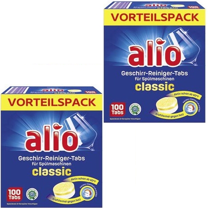 Viên rửa bát Alio 100 viên dùng cho Máy rửa bát chén