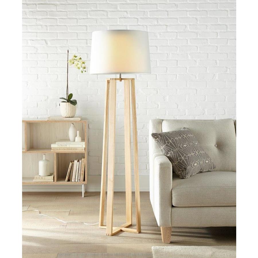 Đèn cây đứng gỗ trang trí nội thất phòng khách phòng ngủ phòng đọc sách mã HD001 - Đèn HD LAMP