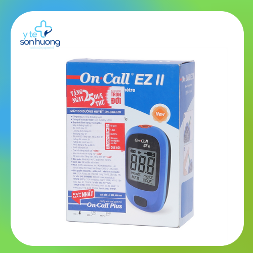 Máy đo đường huyết On Call EZ II - Tặng ngay 25 que thử