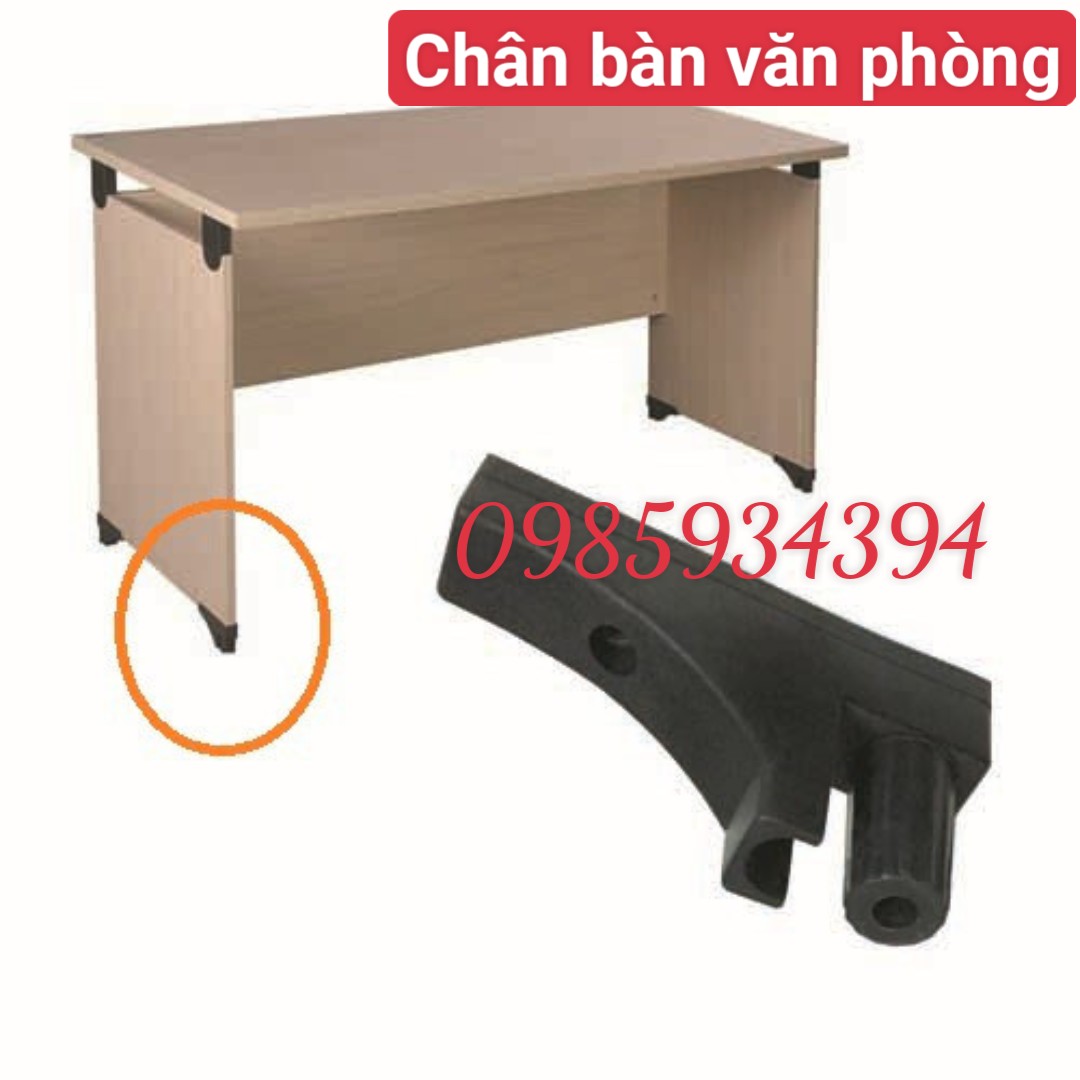 Chân bàn làm việc và vai đỡ mặt bàn văn phòng Hòa Phát