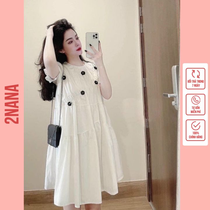 Váy bầu, Đầm bầu chất mềm mịn mặc bầu kết hợp sau sinh