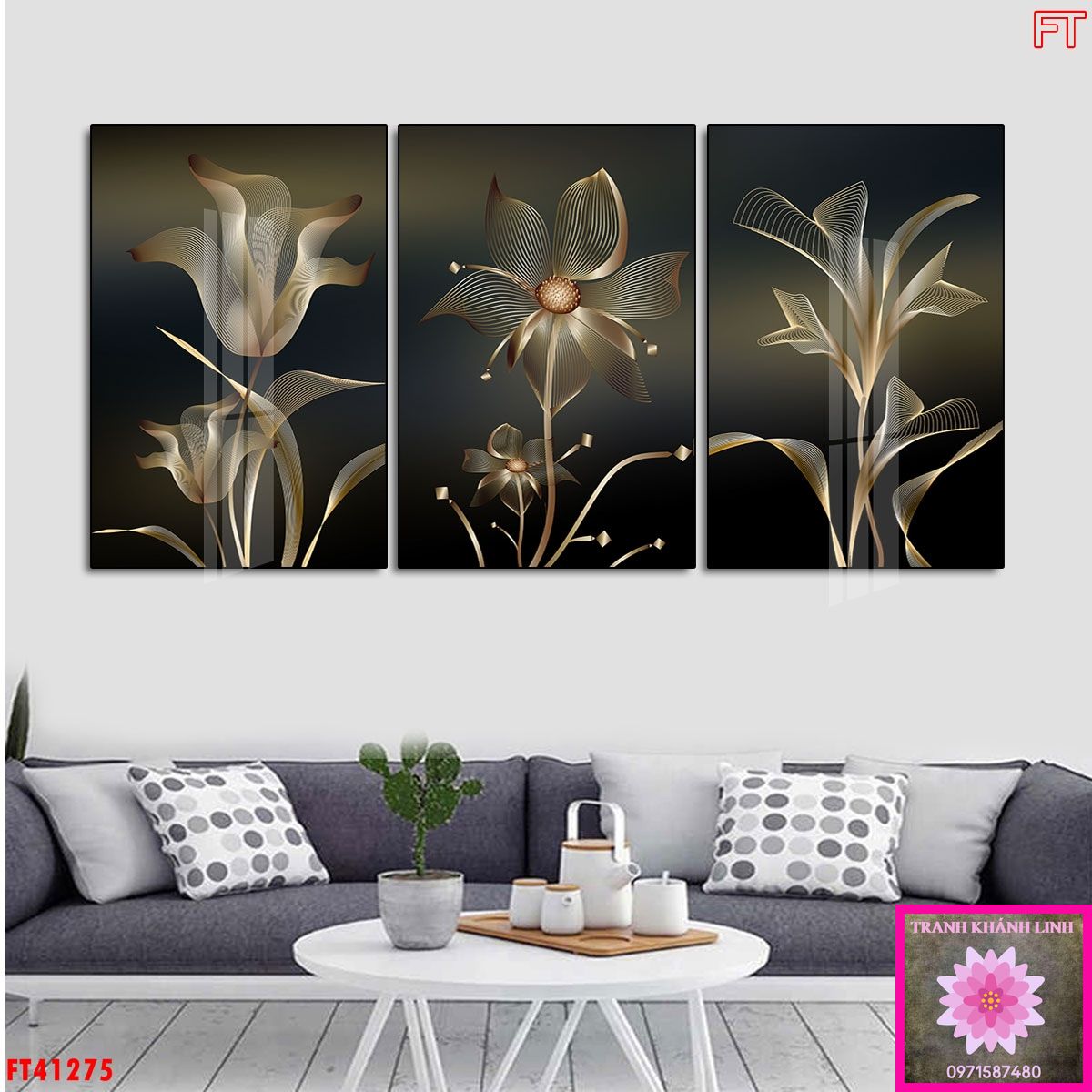Tân trang Tổ Ấm bằng tranh Tranh tráng gương cao cấp Khánh Linh kích thước 60cm; 90cm; 1.2m;