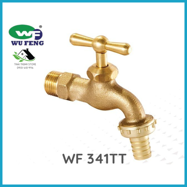 Vòi hồ đồng tay vặn có mỏ WUFENG Phi 21mm WF341TT - Thái Thịnh Store