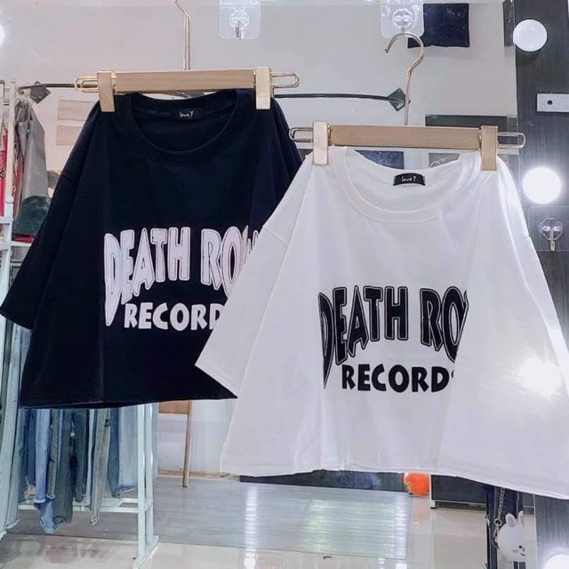 Áo croptop DEATH ROW TT12 , áo thun nữ cá tính, áo thun ngắn tay nam nữ, sét áo, sét bộ mặc ở nhà THE THY