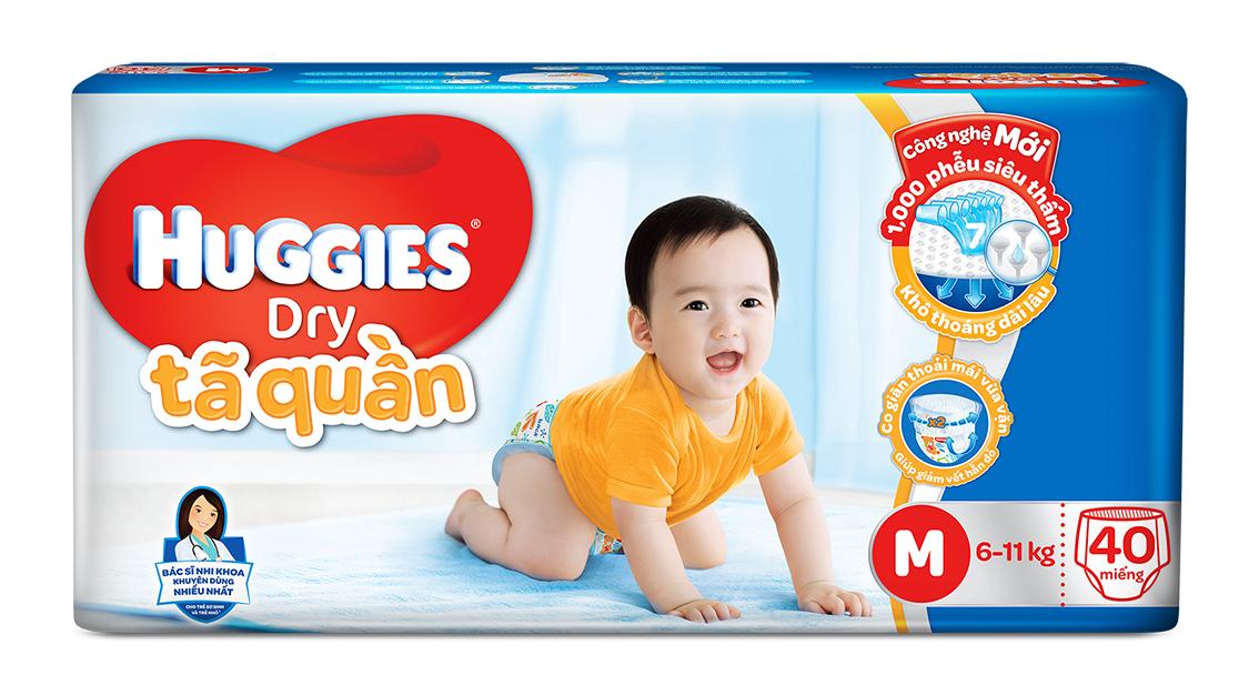 Bỉm huggies quần lớn m40 ta070