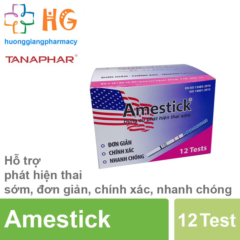Que thử thai Amestick - Test thử thai nhanh và chính xác