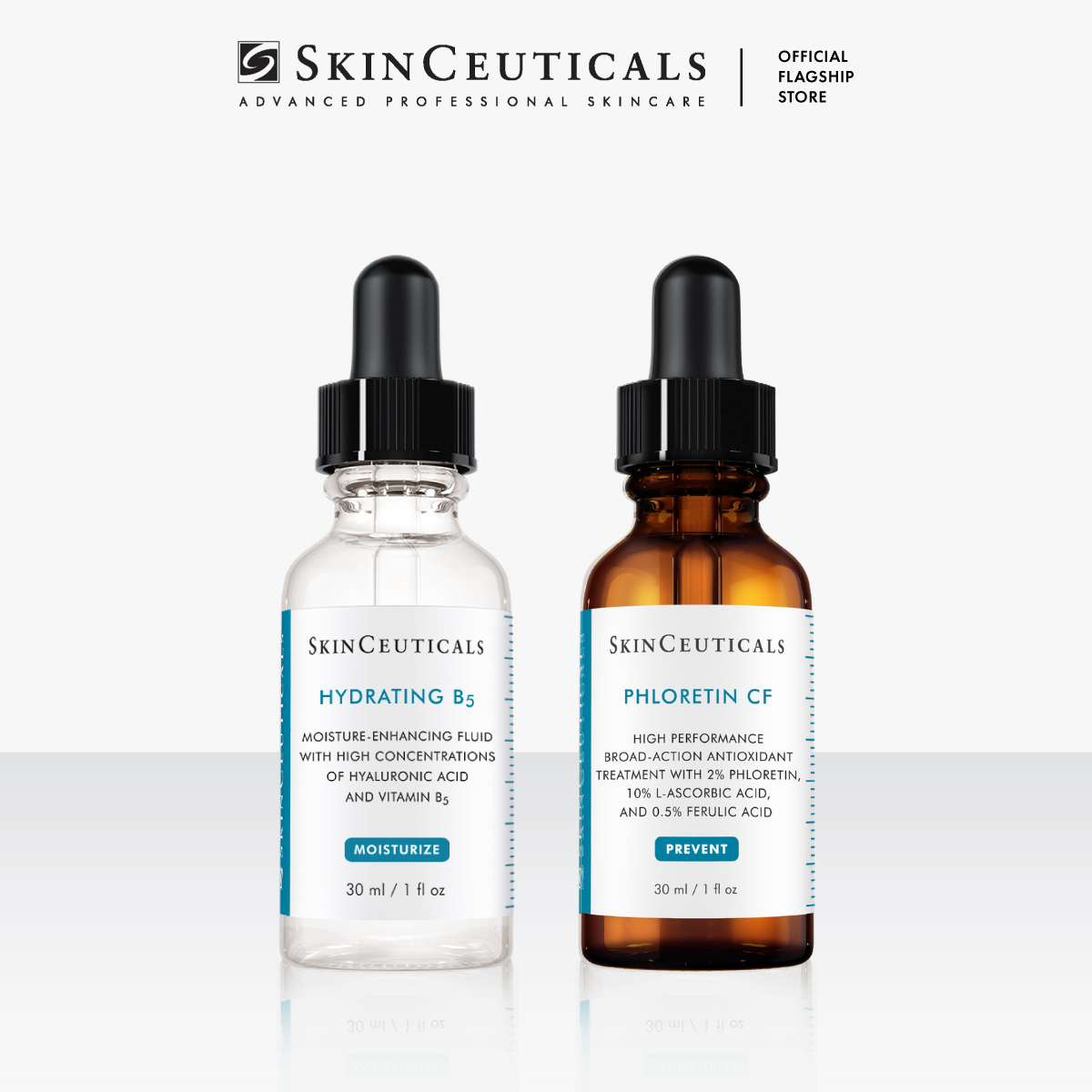 Bộ tinh chất giúp ngăn ngừa oxy hóa và phục hồi da Phloretin CF & Hydrating B5