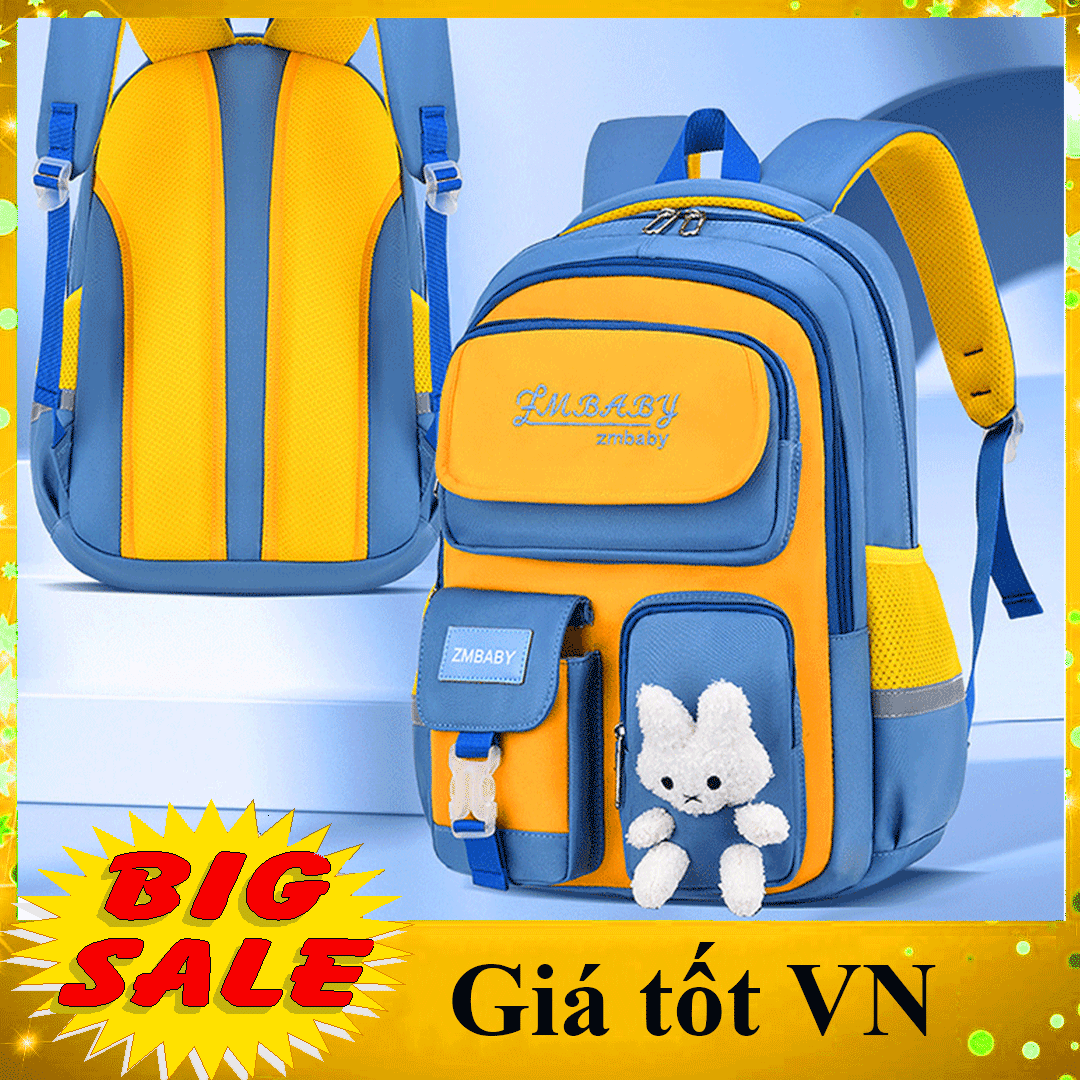 [Hàng Chất Lượng] Balo cho bé gái cấp 1,2,3 cao cấp hình gấu, túi học sinh sinh viên tiểu trung học nhiều ngăn