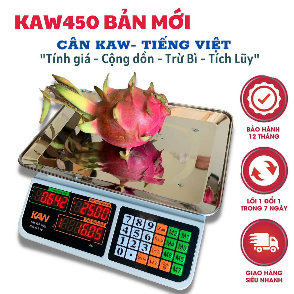Cân Điện Tử Tự Tính Tiền Sạc Pin 40Kg mẫu mới - Cân Điện Tử  Tự Tính Tiền Sạc Pin 40Kg chất lượng tốt, siêu chuẩn xác, chống nước, thiết kế thông minh, bền với thời gian