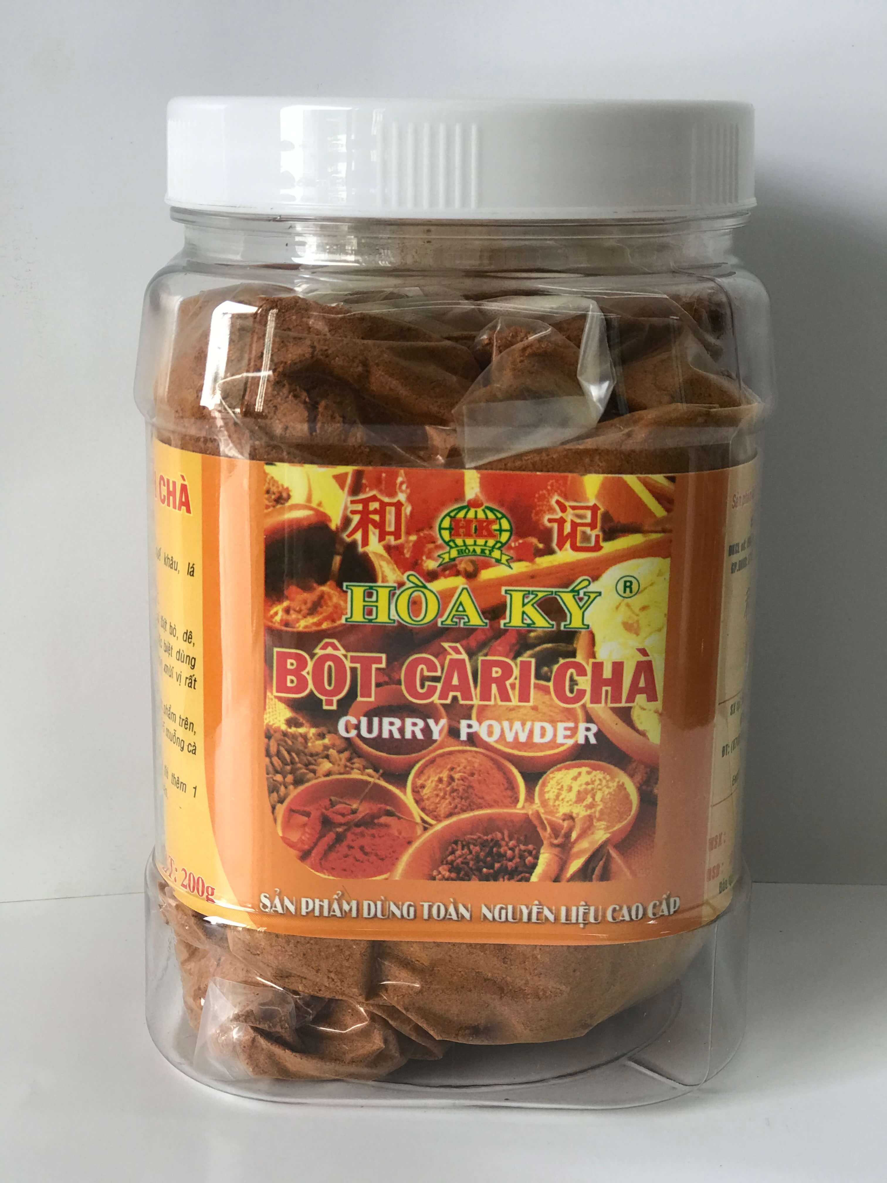 BỘT CÀ RI CHÀ  HÒA KÝ 500gr, dùng nấu cà ri dê, cừu, bò, gà, cá , nấu Bò Kho và nấu Cà ri chay