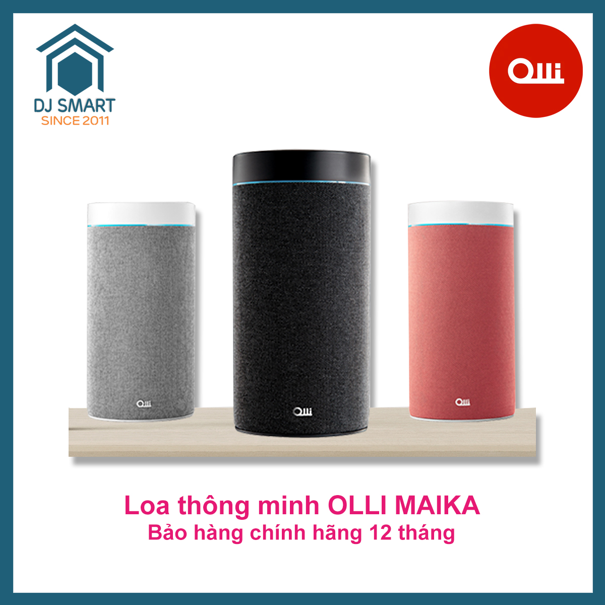Loa thông minh OLLI MAIKA - Điều khiển tất cả các thiết bị thông minh trong nhà - Bảo hành chính hãng 12 tháng