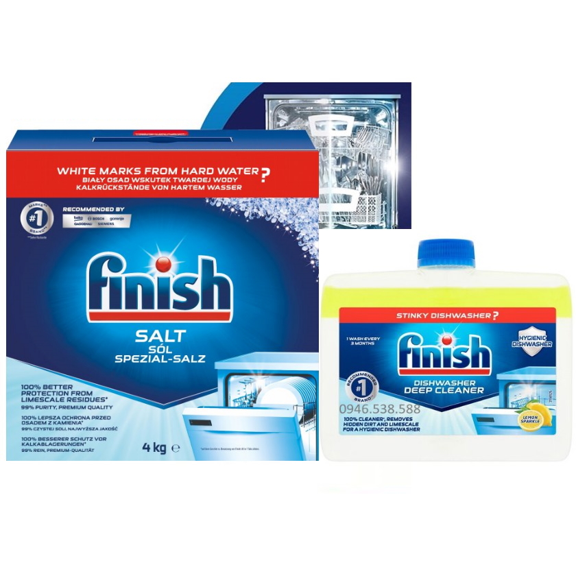Muối rửa bát finish 4kg, 1, 2kg, Muối làm mềm nước finish, Muối rửa chén finish, muối rửa lý finish, muối finish 1, 5kg