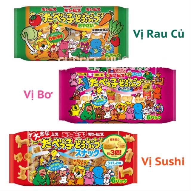 Bánh thú Ginbis cho bé
